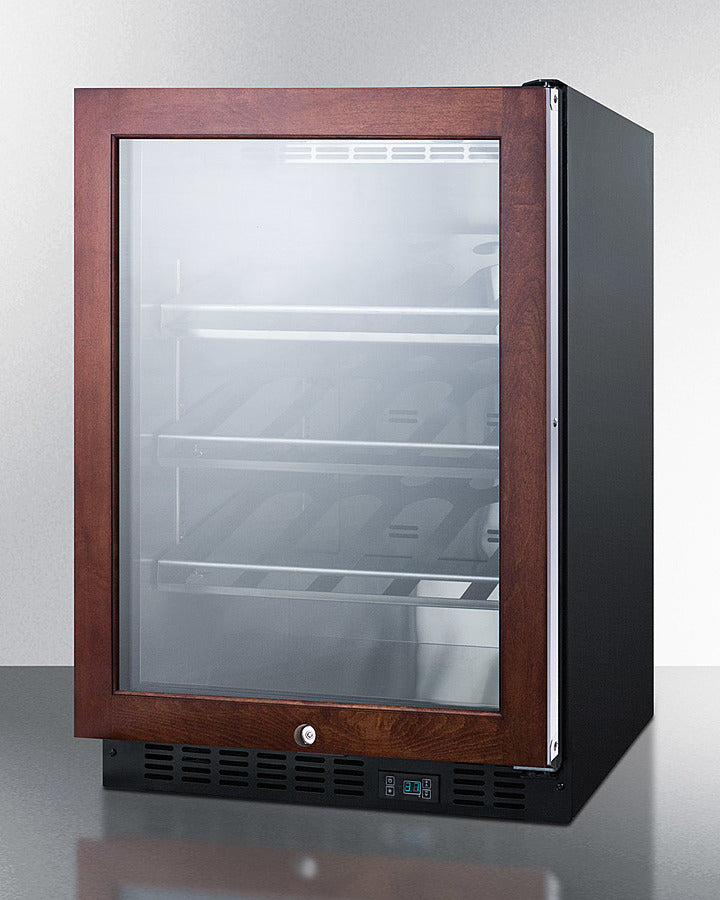 Summit 24" Wide Single Zone Built-In Commercial Wine Cellar - SCR610BLCHPNR