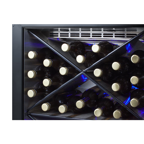 Summit 24" Wide Single Zone Built-In Commercial Wine Cellar - SCR610BLX