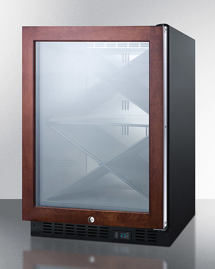 Summit 24" Wide Single Zone Built-In Commercial Wine Cellar - SCR610BLXPNR