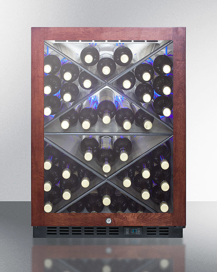 Summit 24" Wide Single Zone Built-In Commercial Wine Cellar - SCR610BLXPNR