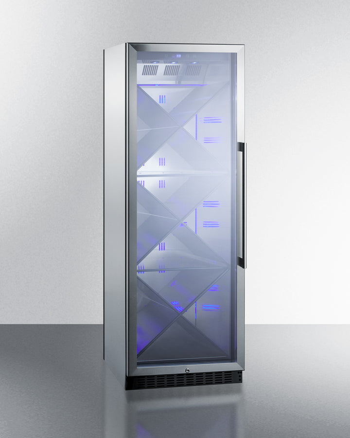 Summit 24" Wide Single Zone Commercial Wine Cellar - SCR1401LHXCSS