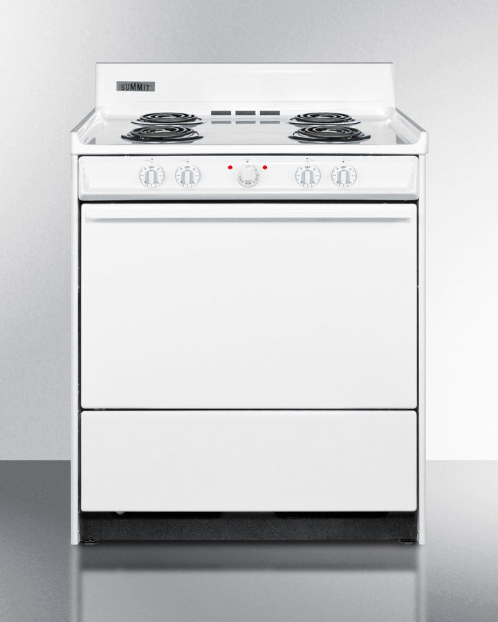 Summit 30" Wide Electric Coil Top Range - WEM210