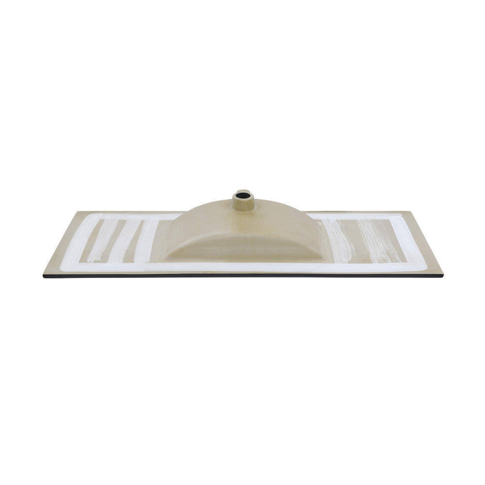 48" Ceramic Vanity Top with Single Faucet Hole in Matte Black