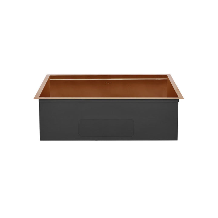 Tourner 32 x 19 Stainless Steel, Single Basin, Undermount Kitchen Workstation Sink in Rose Gold