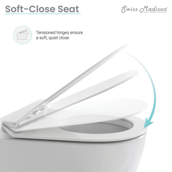 St. Tropez Wall-Hung Elongated Toilet Bowl