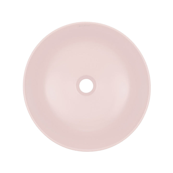 Classe 16 Color Ceramic Sink in Matte Pink