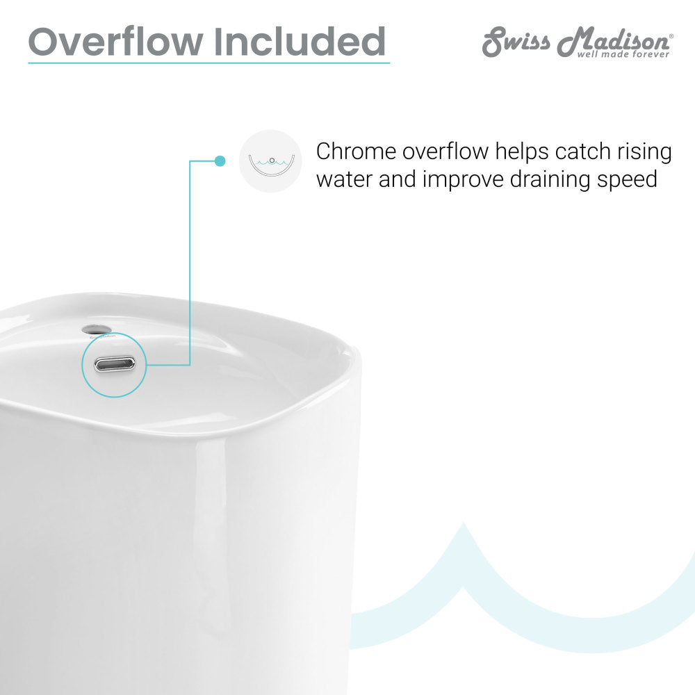 Ivy One Piece Pedestal Sink
