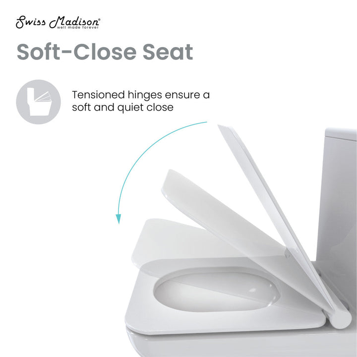 Concorde One-Piece Square Toilet, 14" Rough-In 1.1/1.6 gpf