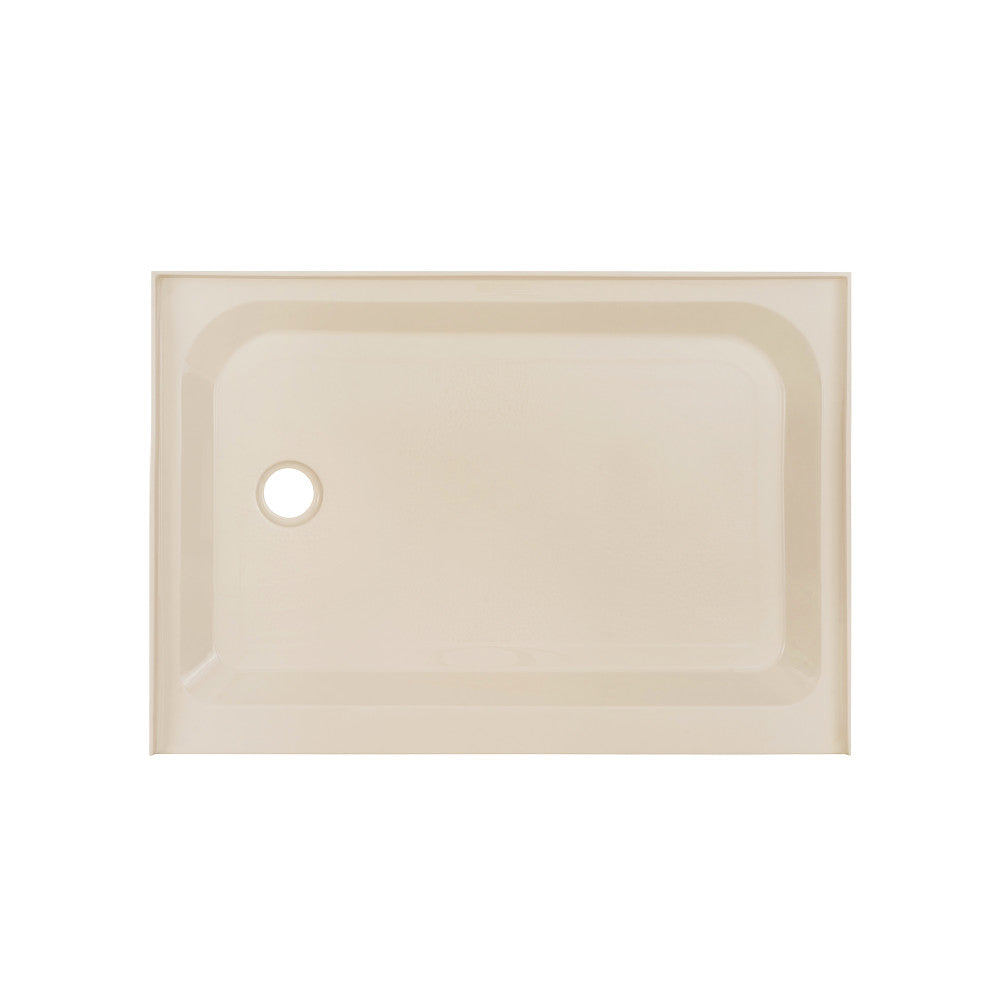 Voltaire 48" x 36" Single-Threshold, Left-Hand Drain, Shower Base in Bisque