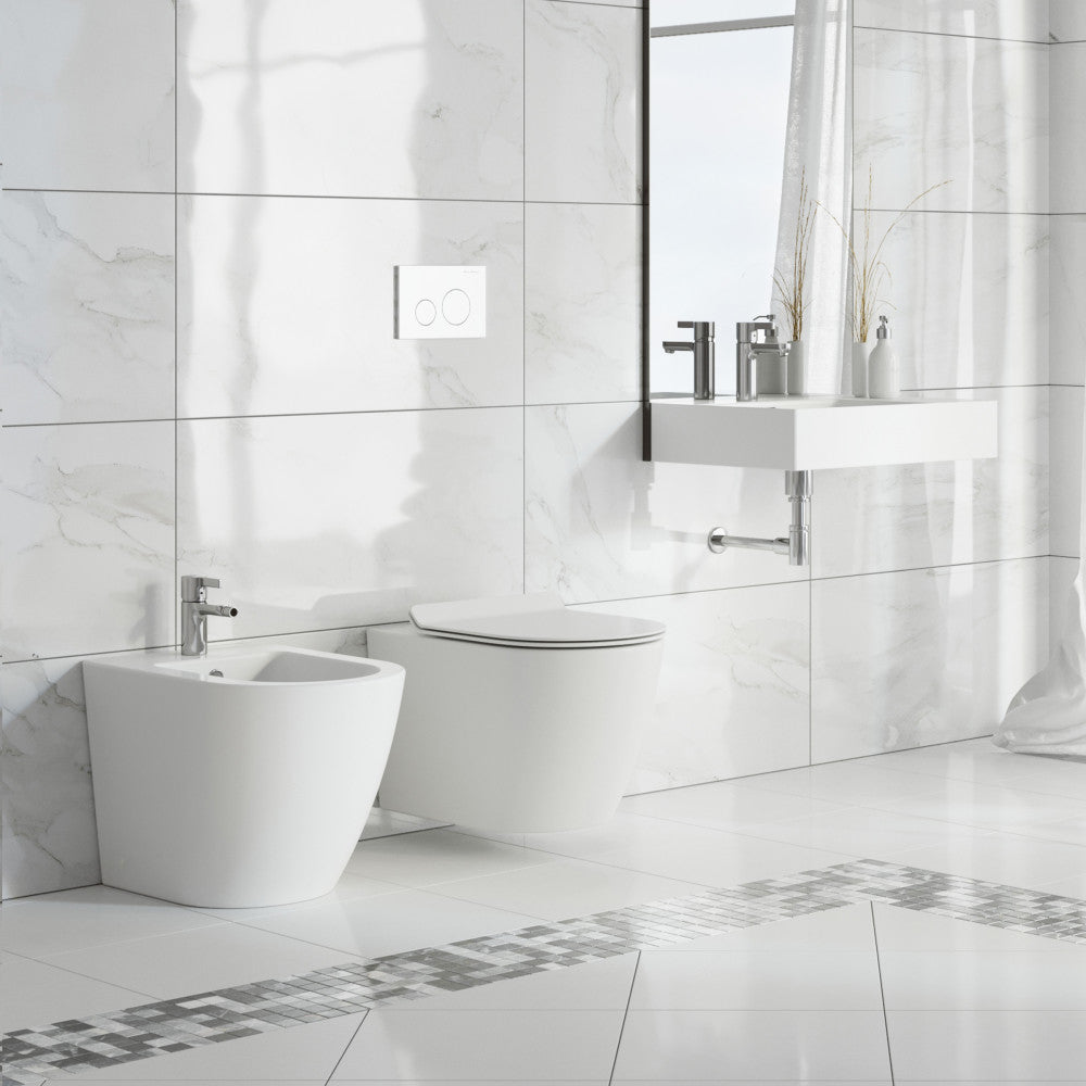 St. Tropez Wall-Hung Elongated Toilet Bowl