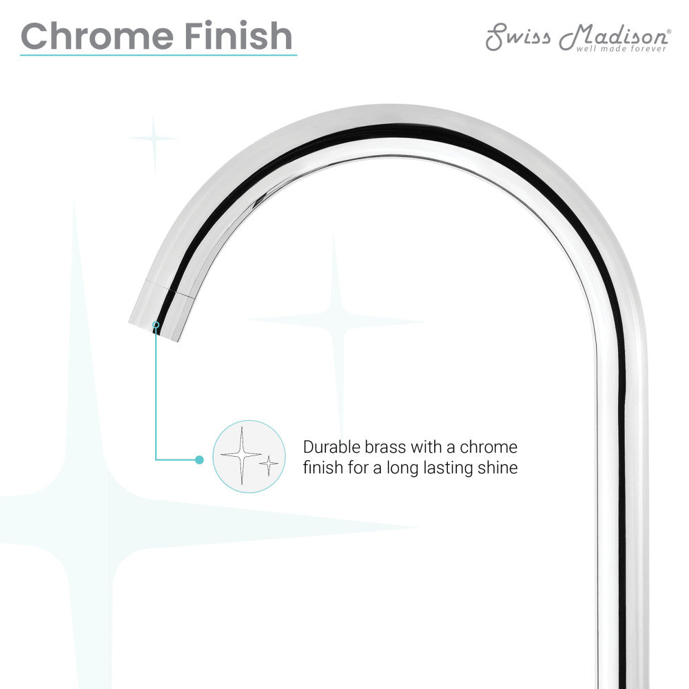 Daxton 8 in. Widespread, Cross Handle, Bathroom Faucet in Chrome