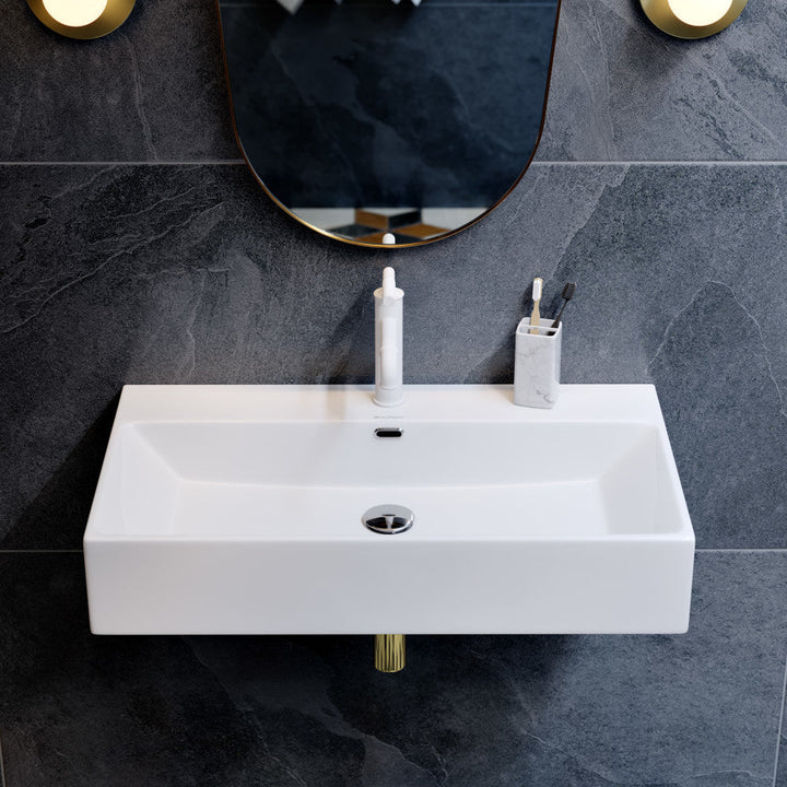 Claire 30" Rectangle Wall-Mount Bathroom Sink
