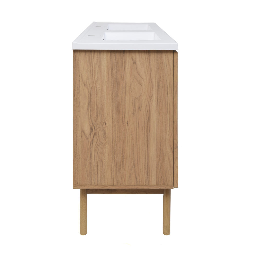 Classe 60" Bathroom Vanity in Oak