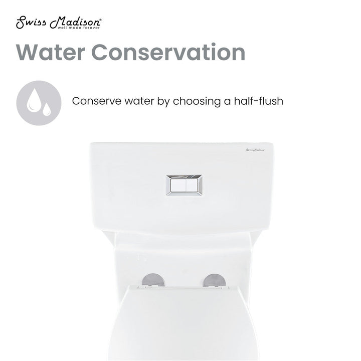 Classe One-Piece Toilet Dual-Flush 1.1/1.6 gpf