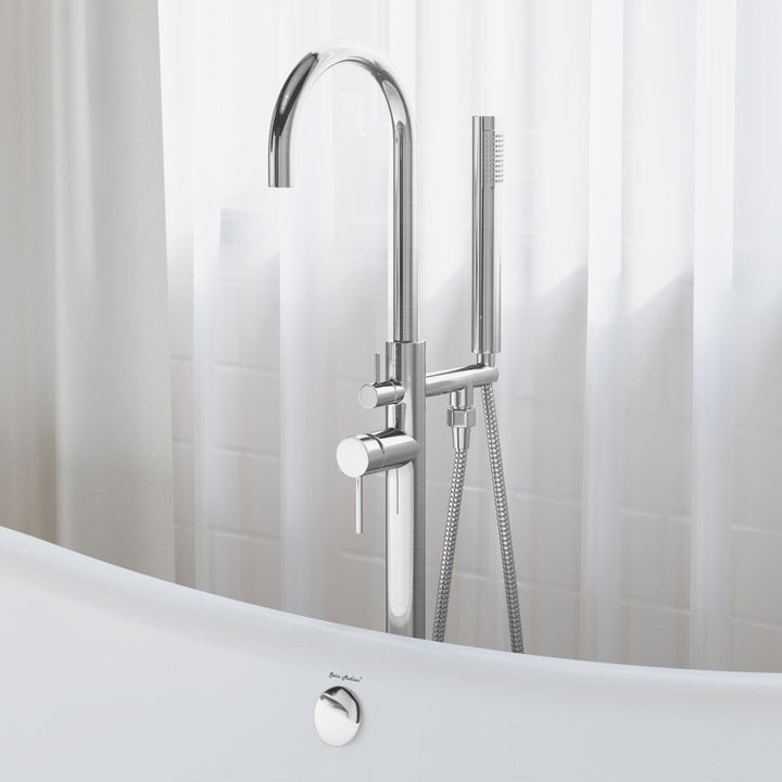 Ivy Freestanding Bathtub Faucet in Chrome