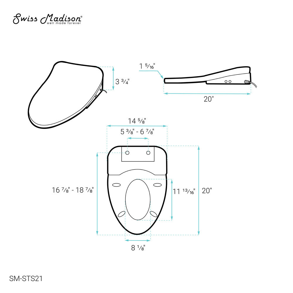 Cascade Smart Toilet Seat Bidet