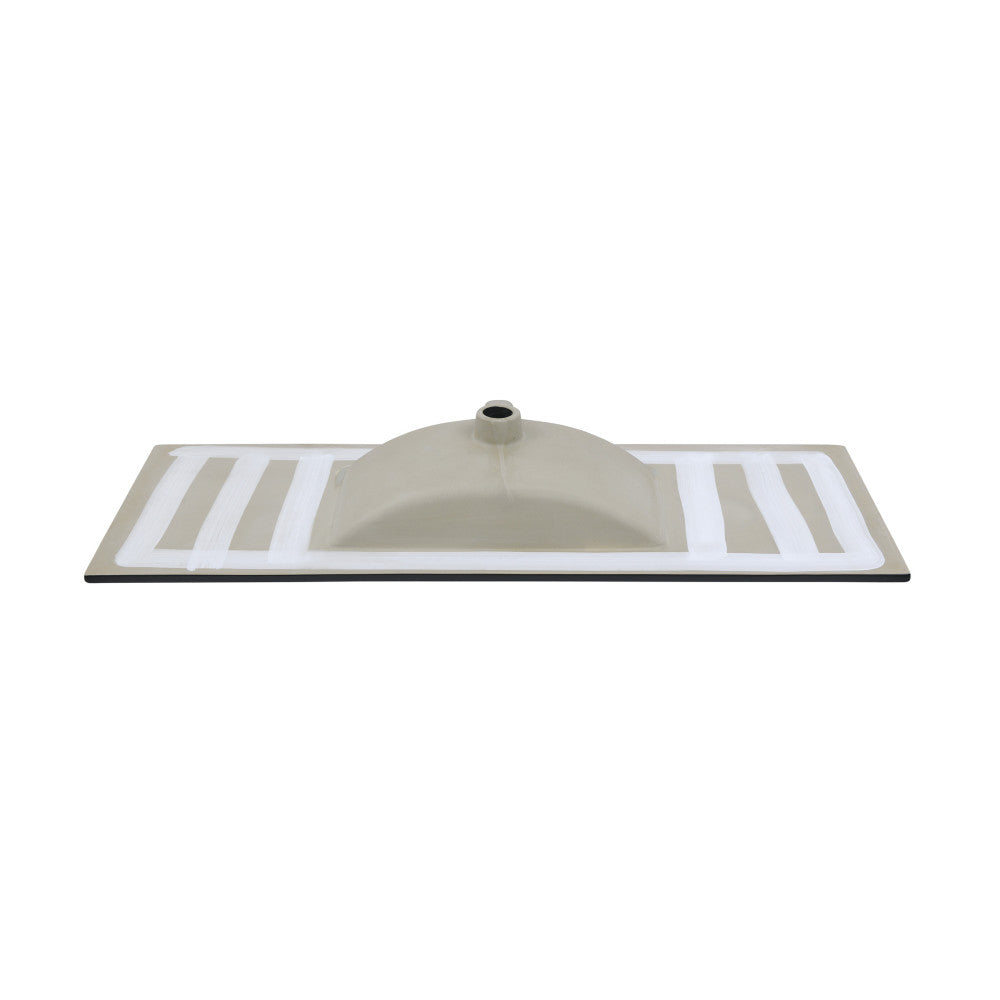 48" Ceramic Vanity Top with Three Faucet Holes in Matte Black