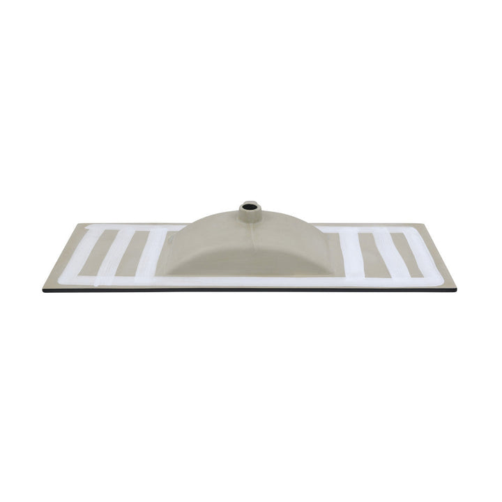 48" Ceramic Vanity Top with Three Faucet Holes in Matte Black