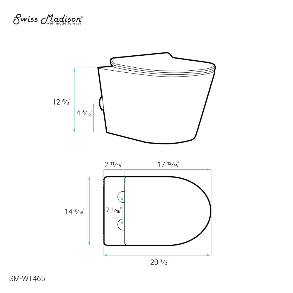 Calice Wall-Hung Round Toilet Bowl