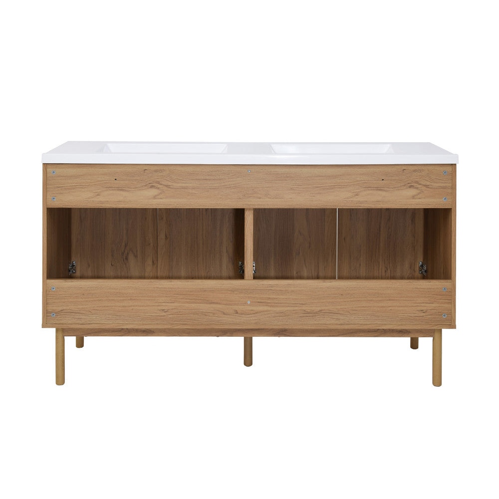Classe 60" Bathroom Vanity in Oak