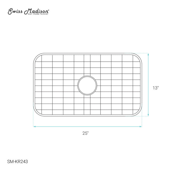 25 x 13 Stainless Steel Kitchen Sink Grid