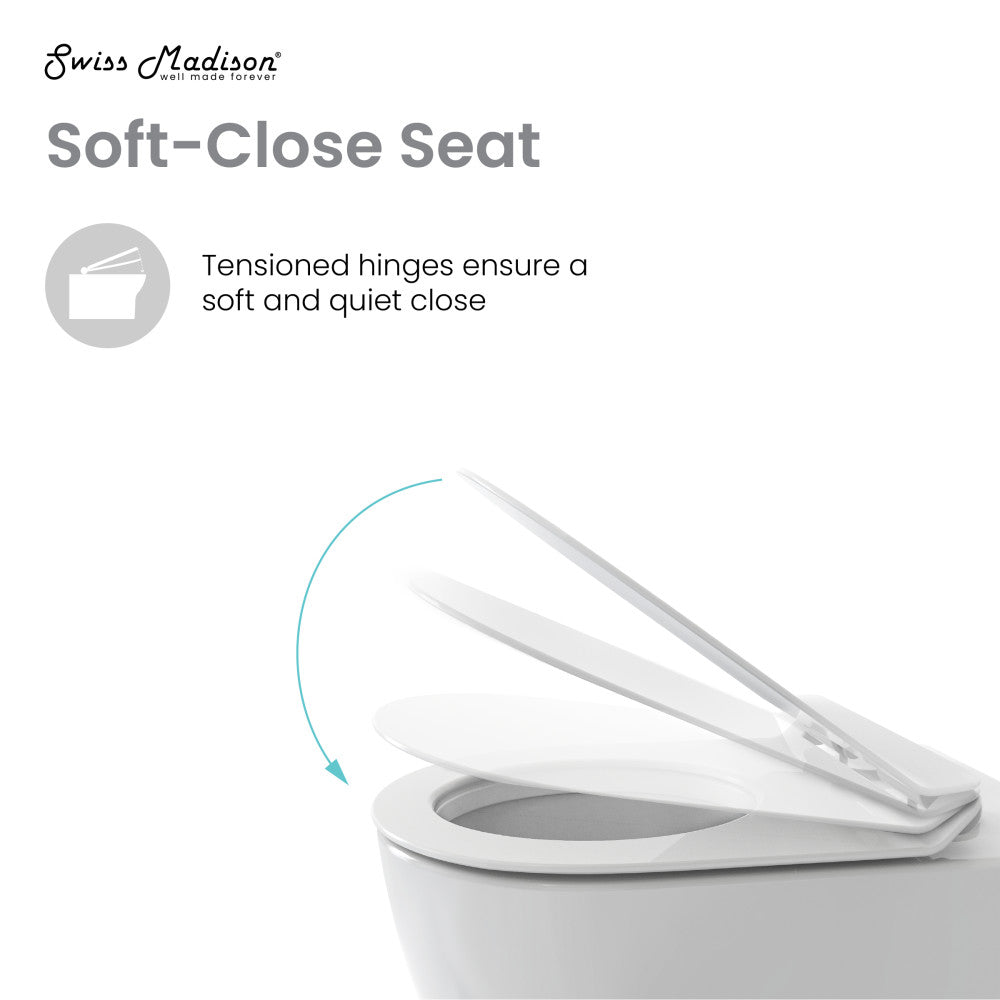 St. Tropez Back-to-Wall Elongated Toilet Bowl