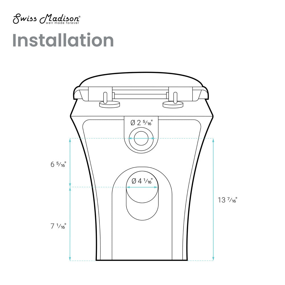 Cascade Back-to-Wall Elongated Toilet Bowl