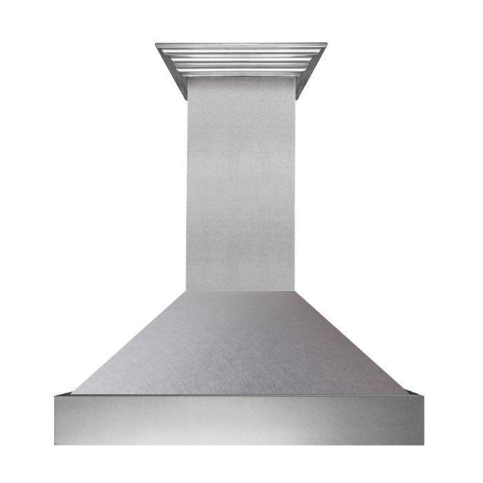 ZLINE 30 in. Dual Fuel Range and Range Hood DuraSnow® Stainless Steel Appliance Package, 2KP-RASSNRH30