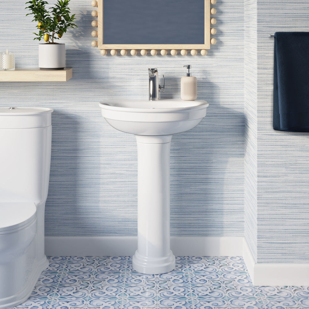 Santorini Two-Piece Pedestal Sink