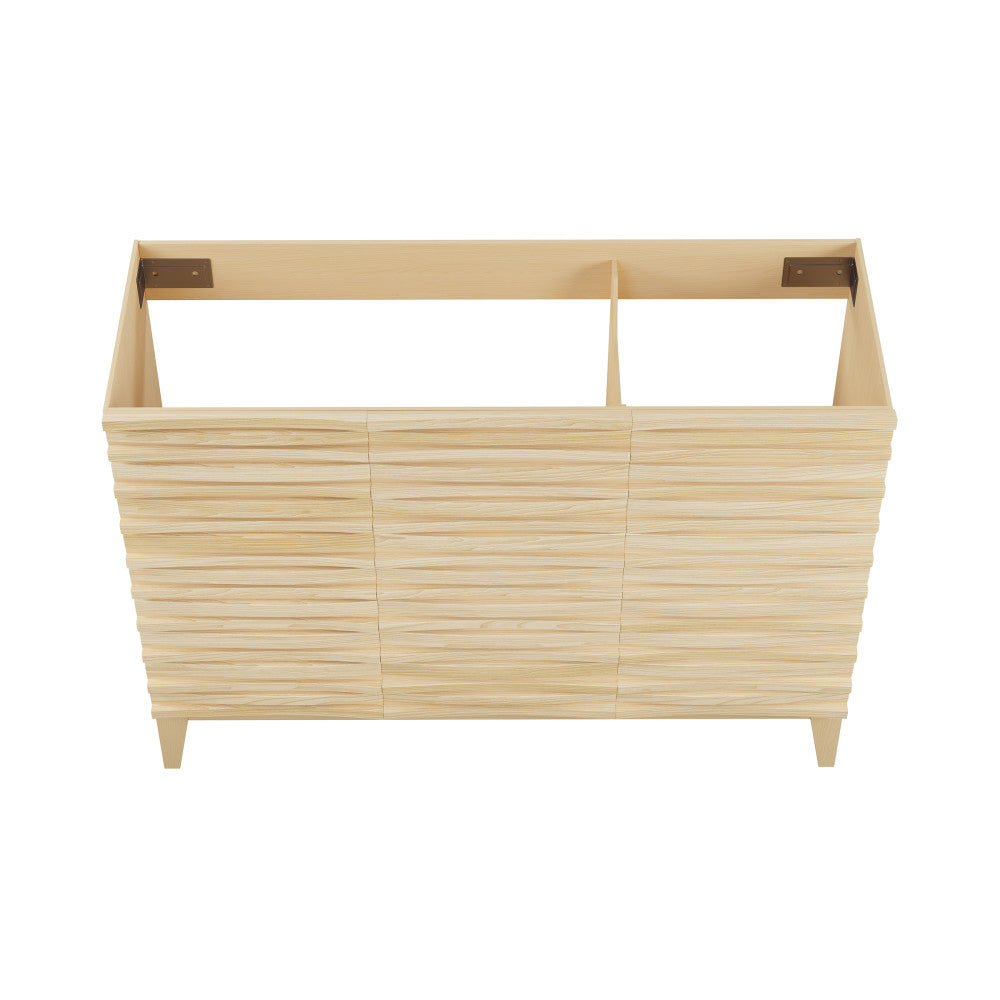 Cascade 48'' Bathroom Vanity in Natural Oak - Cabinet