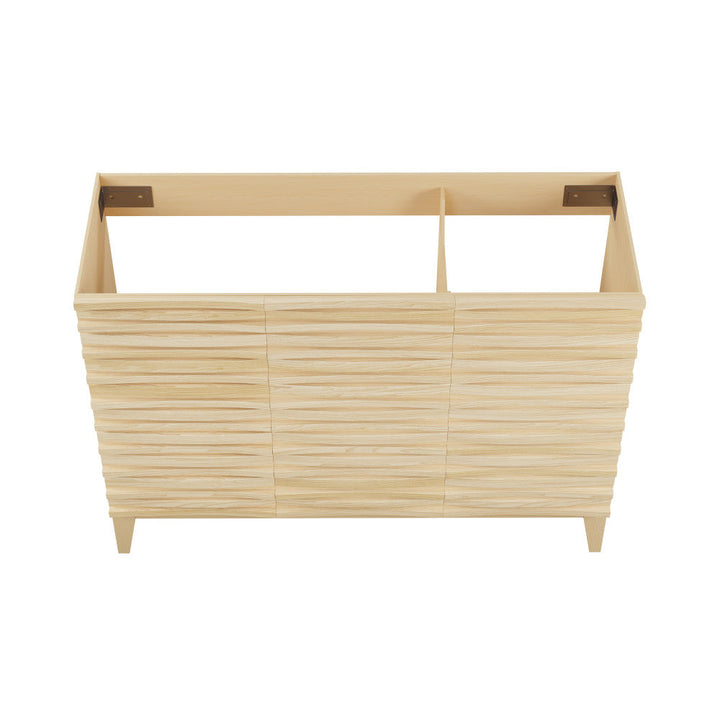 Cascade 48'' Bathroom Vanity in Natural Oak - Cabinet