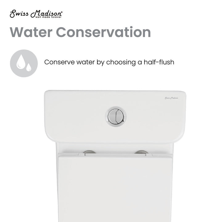 Carre One-Piece Square Toilet Dual-Flush 1.1/1.6 gpf