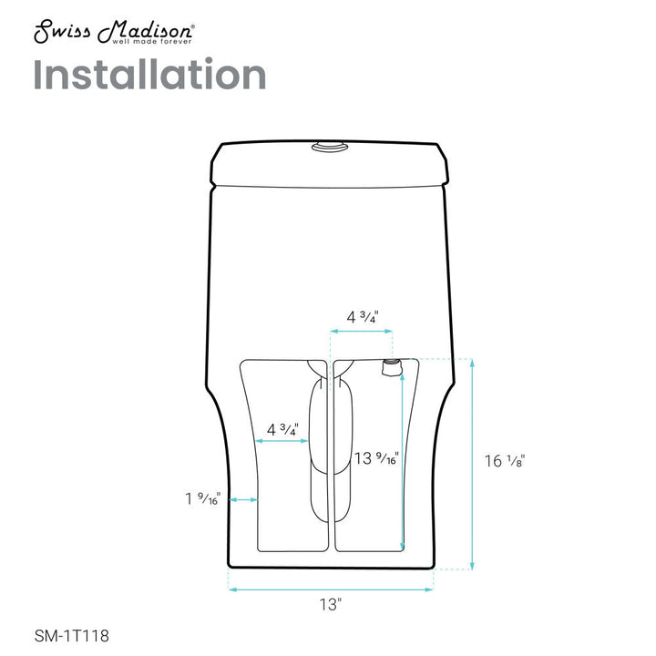 Virage One-Piece Elongated Toilet Vortex Dual-Flush 1.1/1.6 gpf