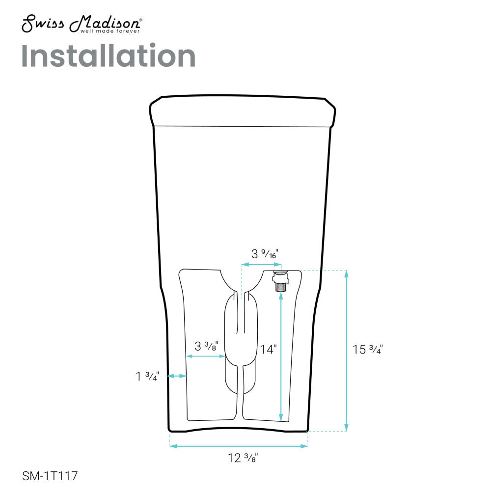 Classe One-Piece Toilet Dual-Flush 1.1/1.6 gpf