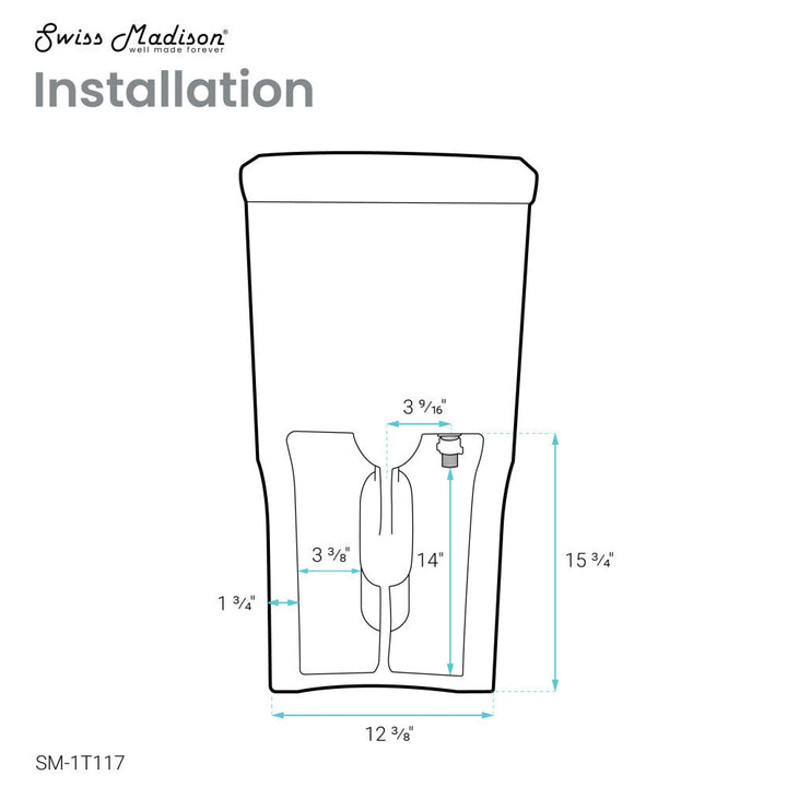Classe One-Piece Toilet Dual-Flush 1.1/1.6 gpf