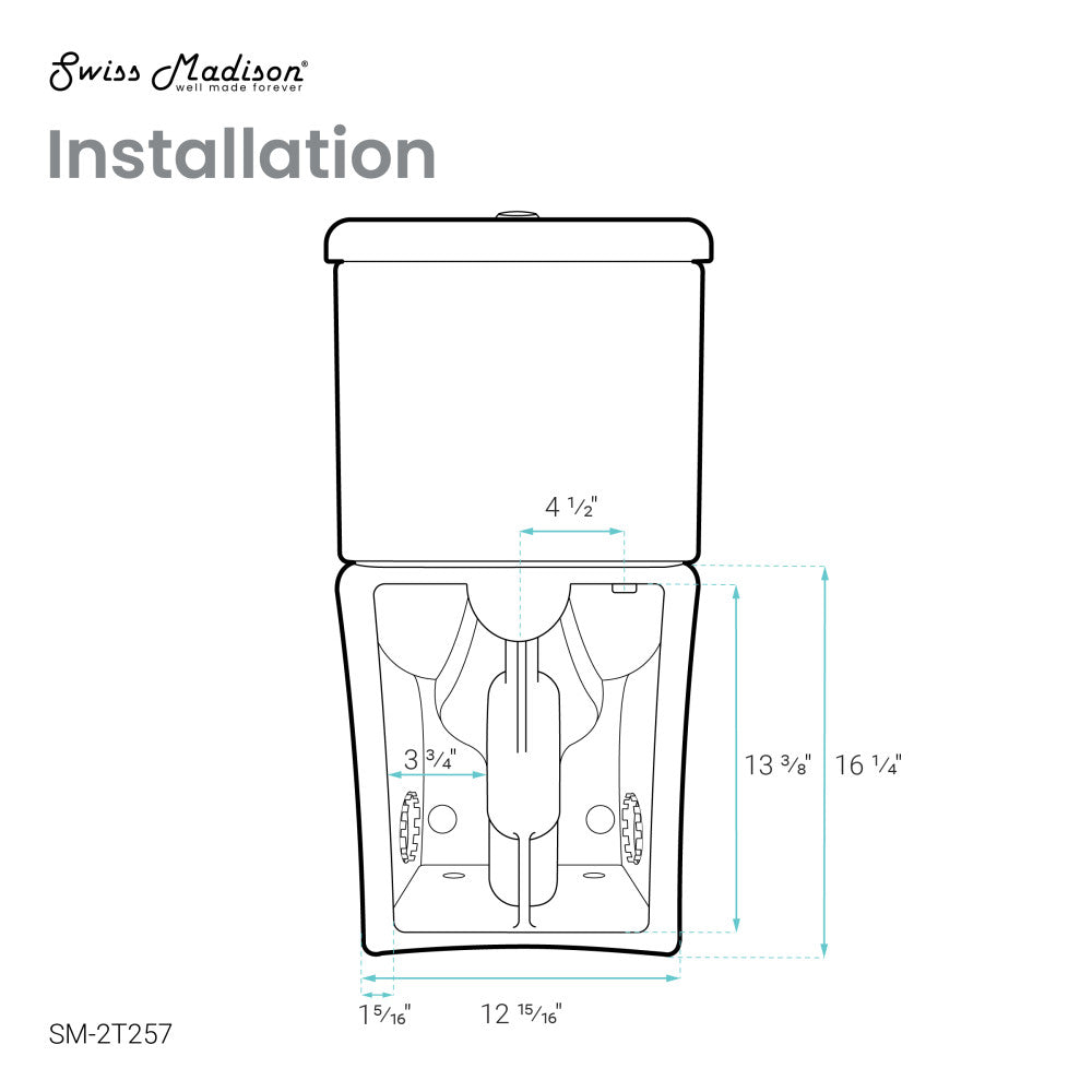 Sublime II Two-Piece Round Toilet Dual-Flush 0.8/1.28 gpf