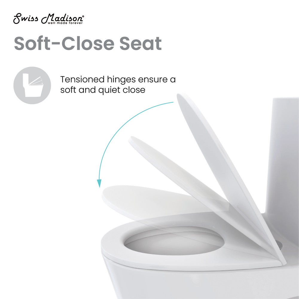 Monaco One-Piece Elongated Toilet Dual Flush 1.1/1.6 gpf with 10" Rough in