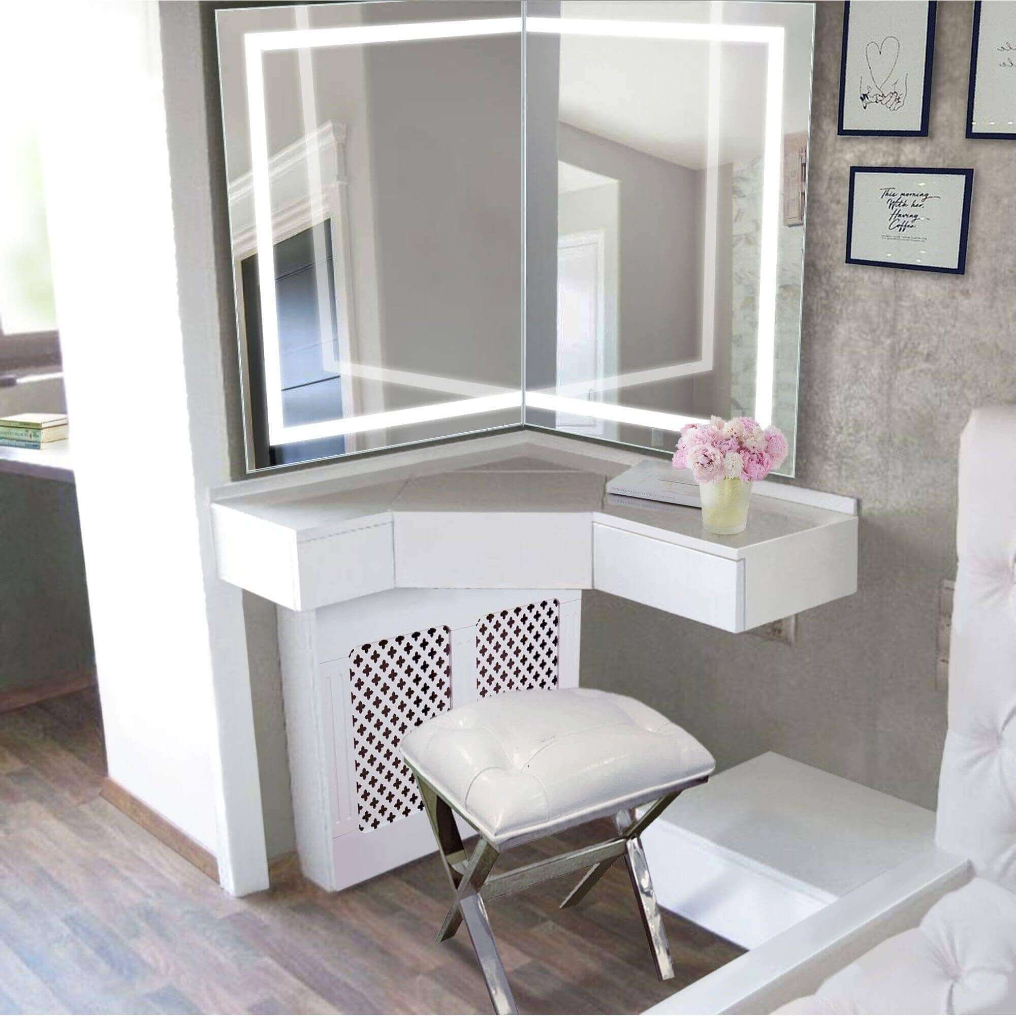 Krugg Modular 24x Mirror36 Corner LED Mirror Left or Right Mirror Urban N More