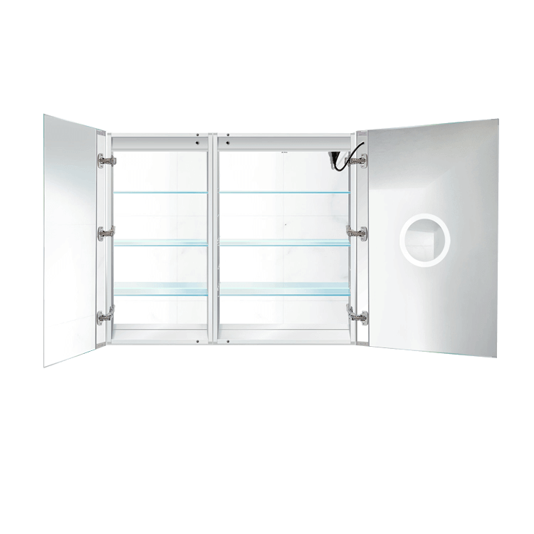 Krugg Svange 42 x 36 LED Medicine Cabinet - Defogger, Dimmer