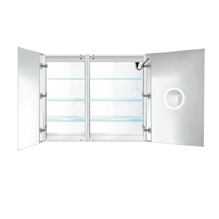Krugg Svange 42 x 36 LED Medicine Cabinet - Defogger, Dimmer