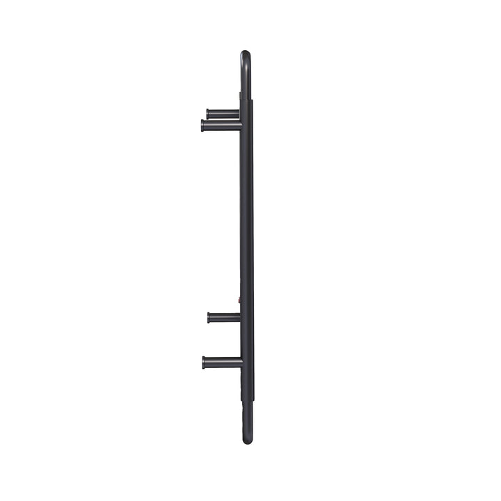 Ivy 8-Bar Electric Towel Warmer in Matte Black