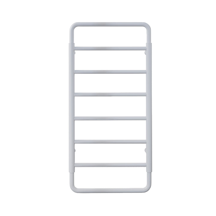 Ivy 8-Bar Electric Towel Warmer in Matte White