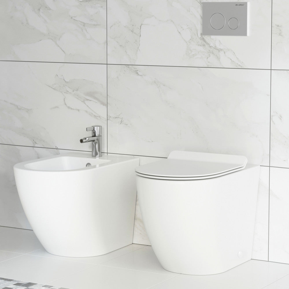 St. Tropez Back-to-Wall Elongated Toilet Bowl