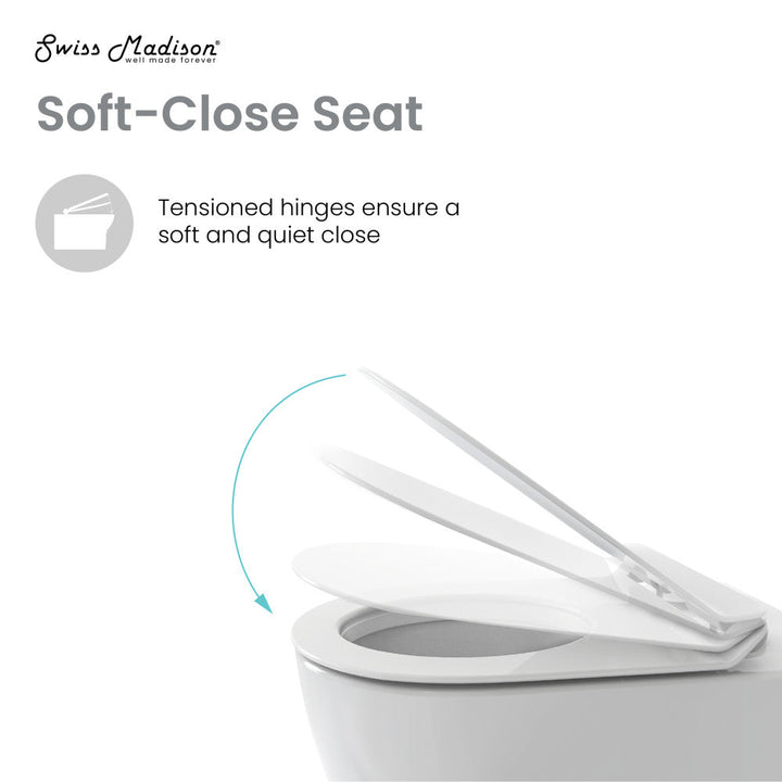 St. Tropez Wall-Hung Elongated Toilet Bowl