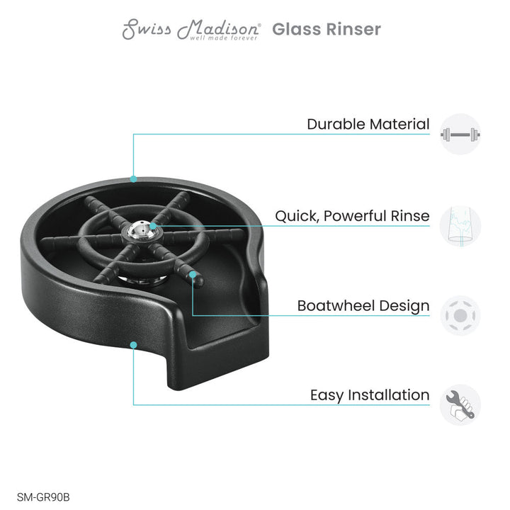 Glass Rinser, Black