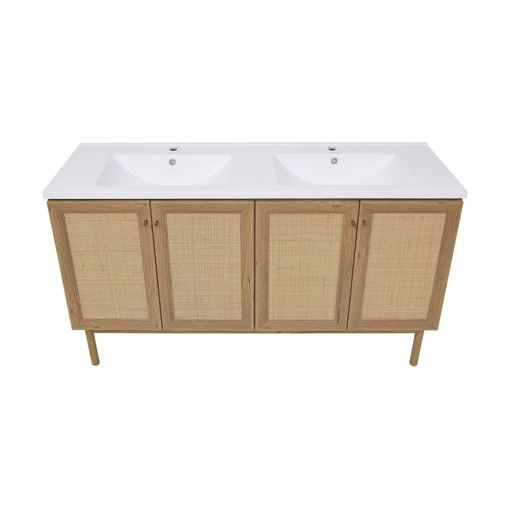 Classe 60" Bathroom Vanity in Oak