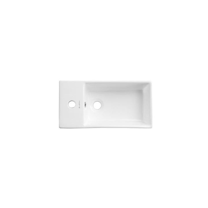 Pierre 19.5 Single, Freestanding, Open Shelf, Gold Metal Frame Bathroom Vanity