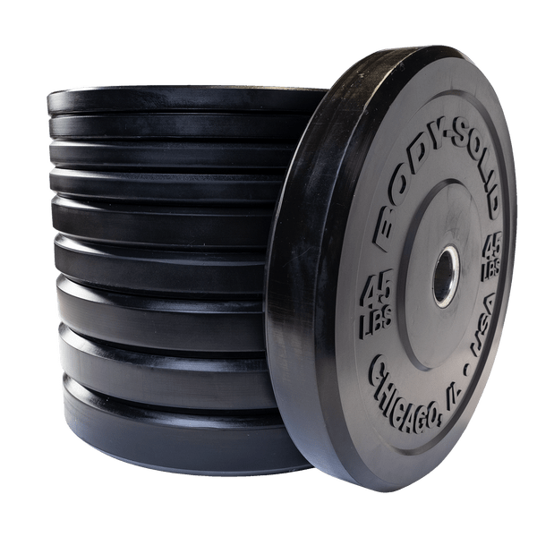 Body Solid Extreme Chicago Bumper Plates 10-45 Lbs. Singles