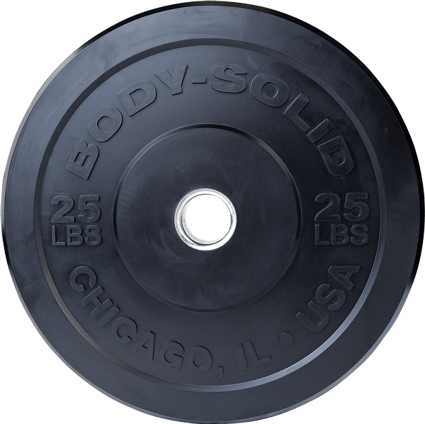 Body Solid Extreme Chicago Bumper Plates 10-45 Lbs. Singles