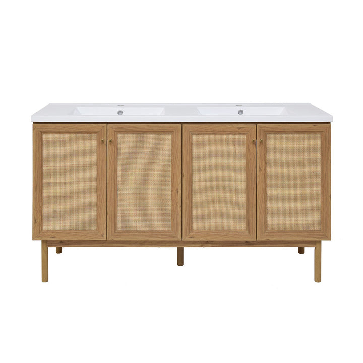 Classe 60" Bathroom Vanity in Oak
